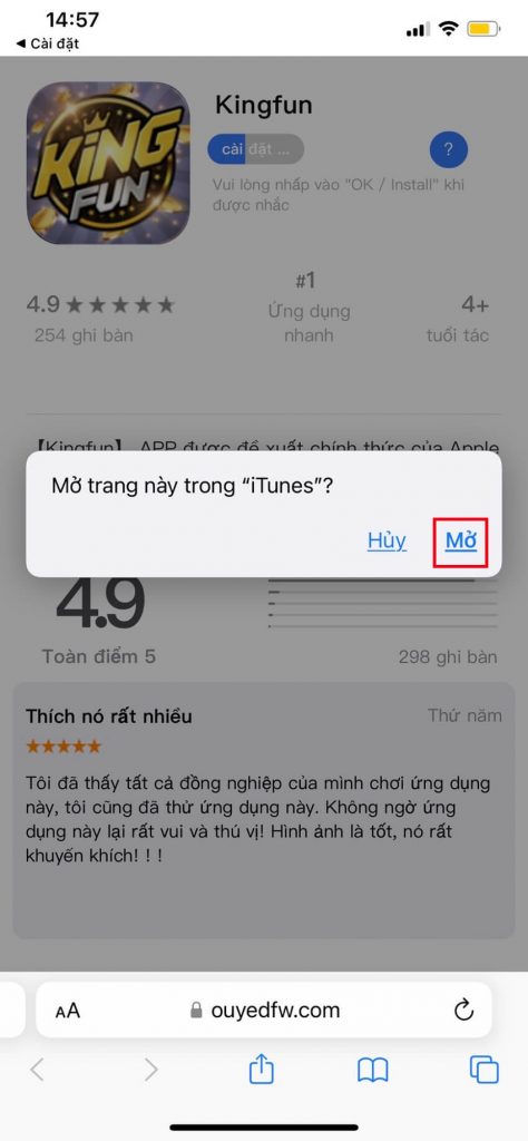 Cài đặt Kingfun IOS -b3